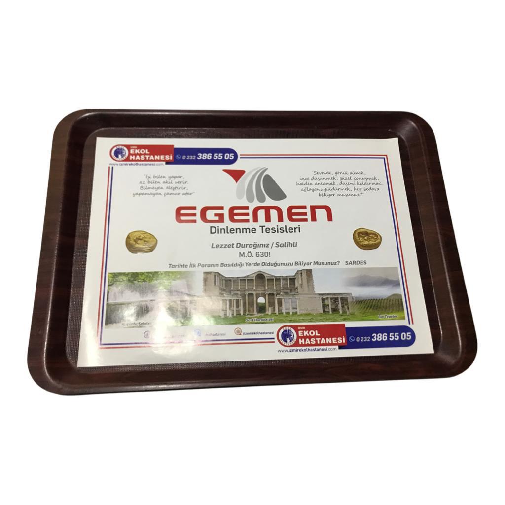 Amerikan Servis - Tepsi Altlığı 45*32  80gr Parlak Kuşe 40.000 adet